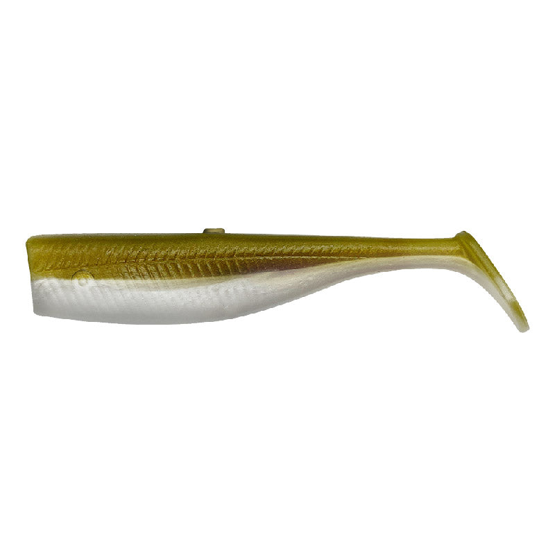 Savage Gear Minnow Weedless Tails 5-pack, 10cm - Khaki