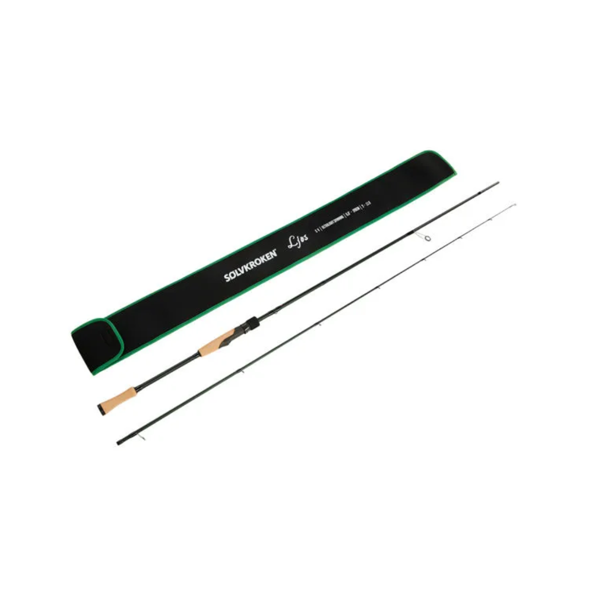 Sölvkroken LJOS S V Ultralight Spinning 6.6ft 198cm 2-11g (Haspel), 2-del