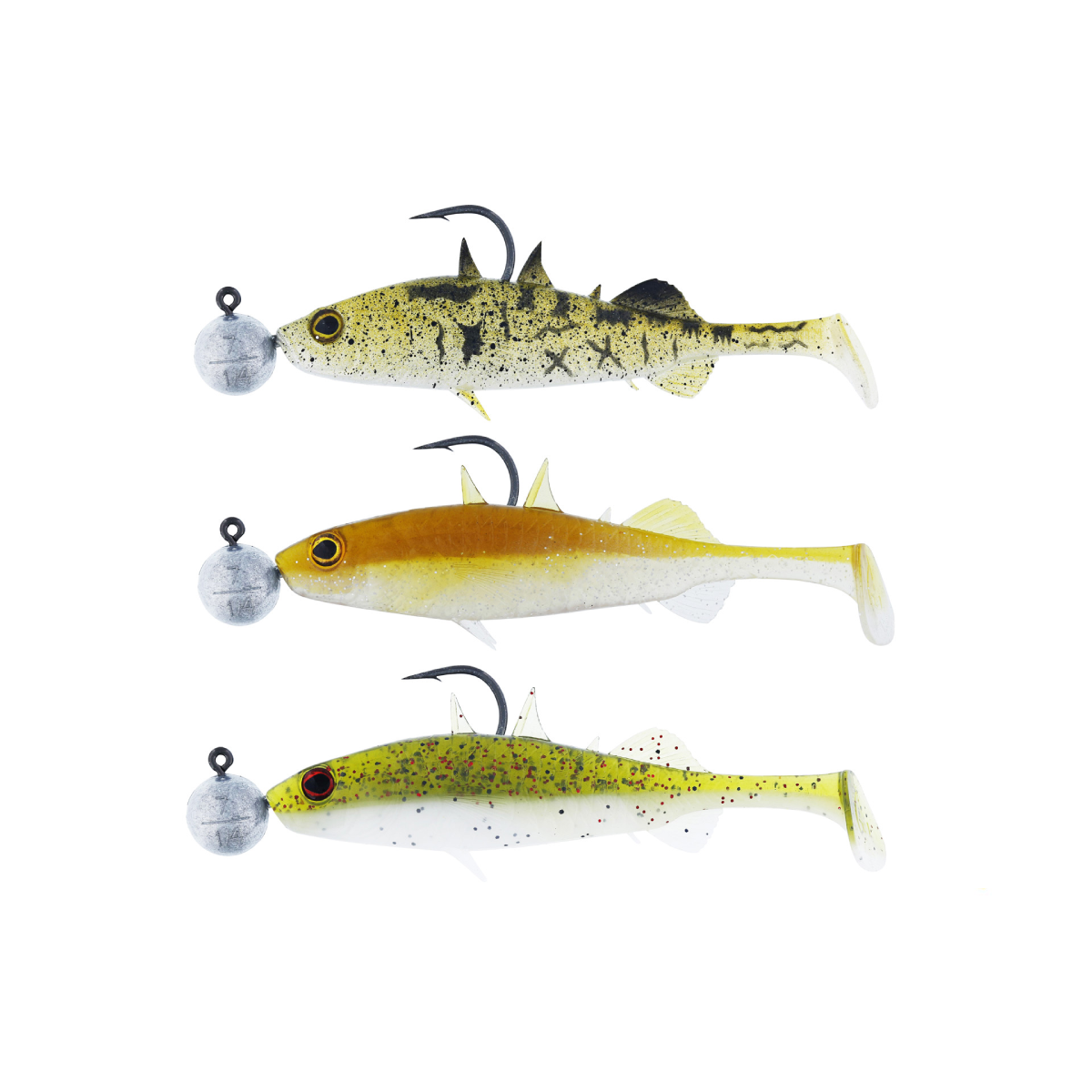 Westin Stanley The Stickleback Shadtail RnR 5.5cm (5g #2/0), 3-pack