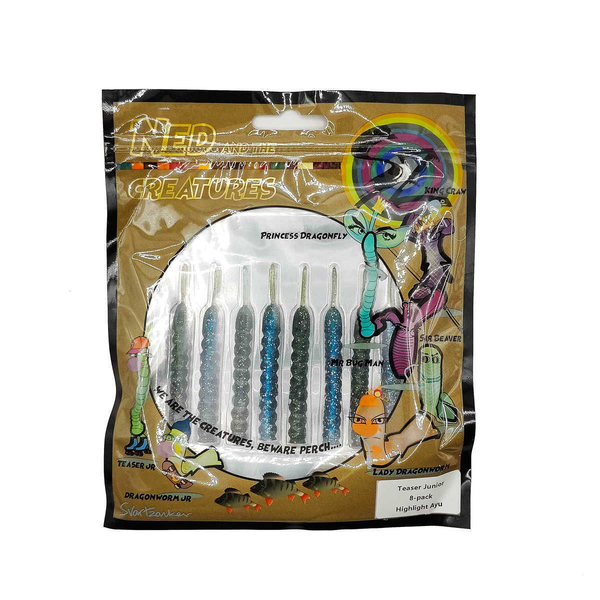 Blackzonker NATC Teaser Junior 8cm, 8-Pack