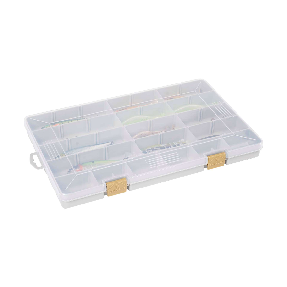 Westin W3 Tackle Box, Gray Clear
