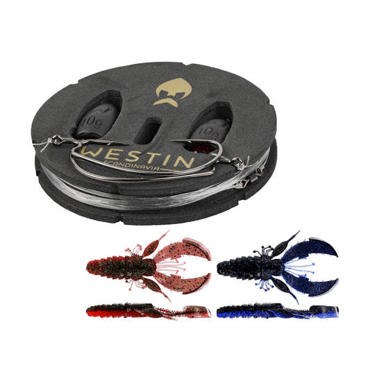 Westin Carolina Perch Rig Kit CreCraw RnR, 2-pack