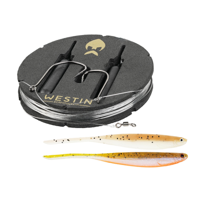 Westin Dropshot Rig Kit ShadTeez Pin-Tail RnR, 2-pack