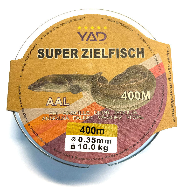 YAD Nylon Line Eel Moss Green, 400 meters
