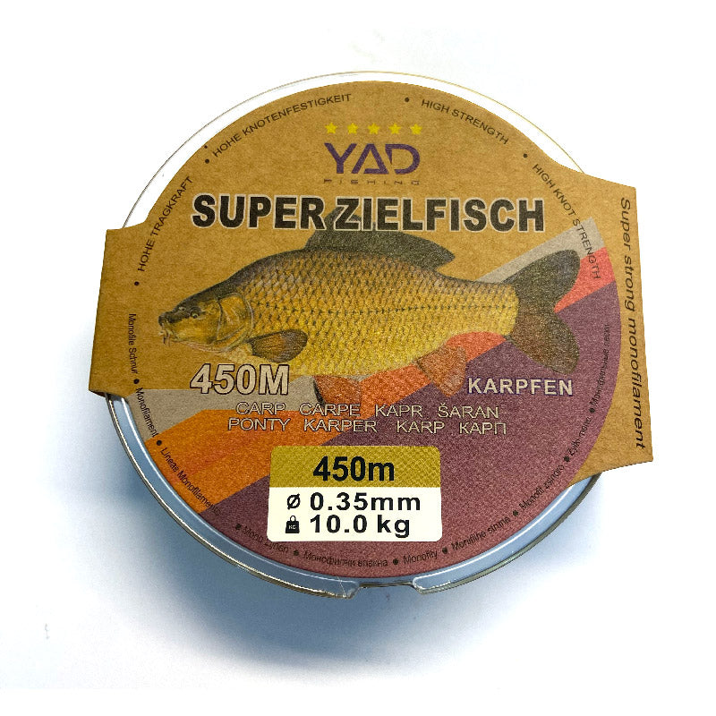 YAD Nylon line Carp Light Brown 450 meters
