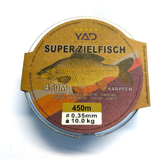 YAD Nylonlina Karp Light Brown 450 meter