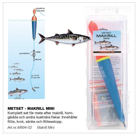 Darts Metset Makrill Mini
