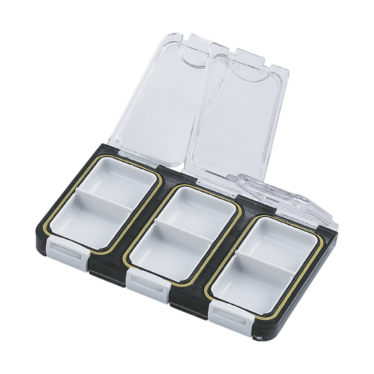 Meiho VS-420 Terminal Tackle Box (115x73x18mm), Black