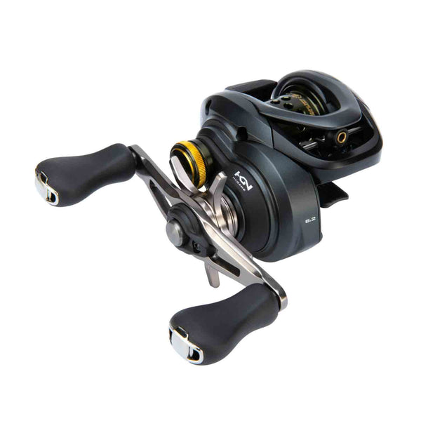 Shimano Curado BFS XG (vänster), Multi