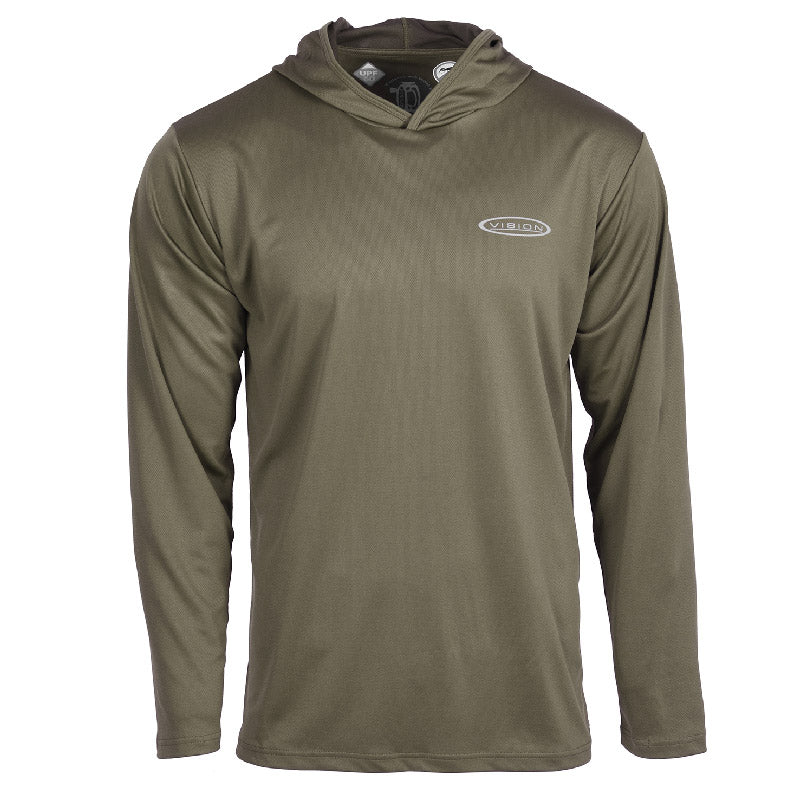 Vision Bug & UV Hoddie Pale Olive