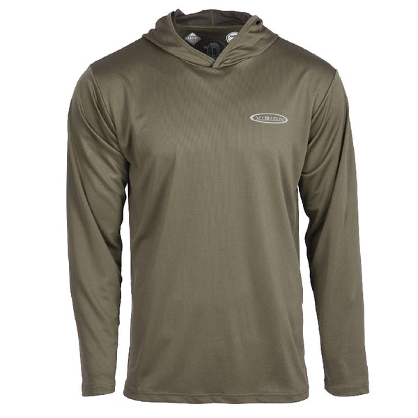 Vision Bug & UV Hoddie Pale Olive