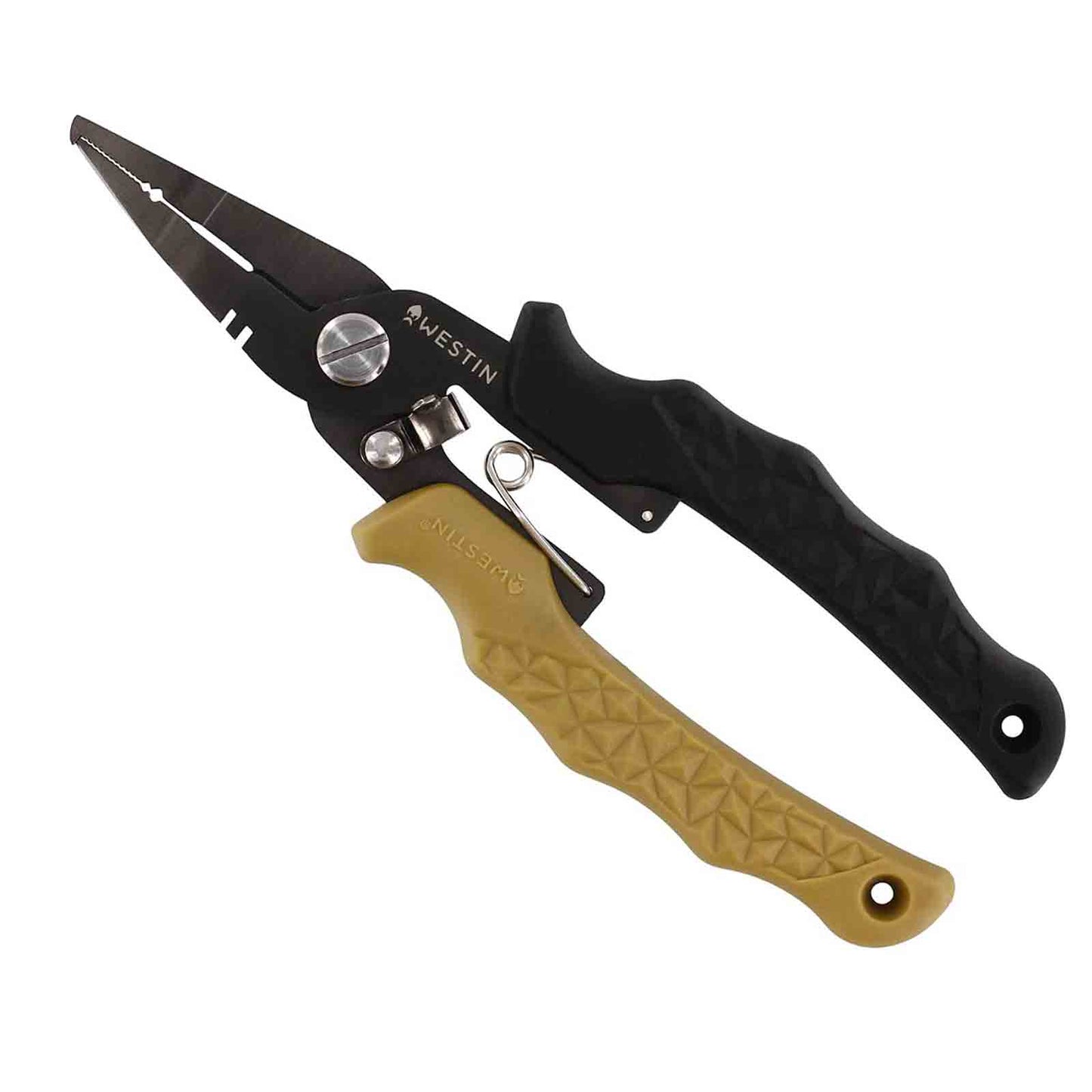 Westin HD Split Ring Pliers Large 16cm, Black Sand